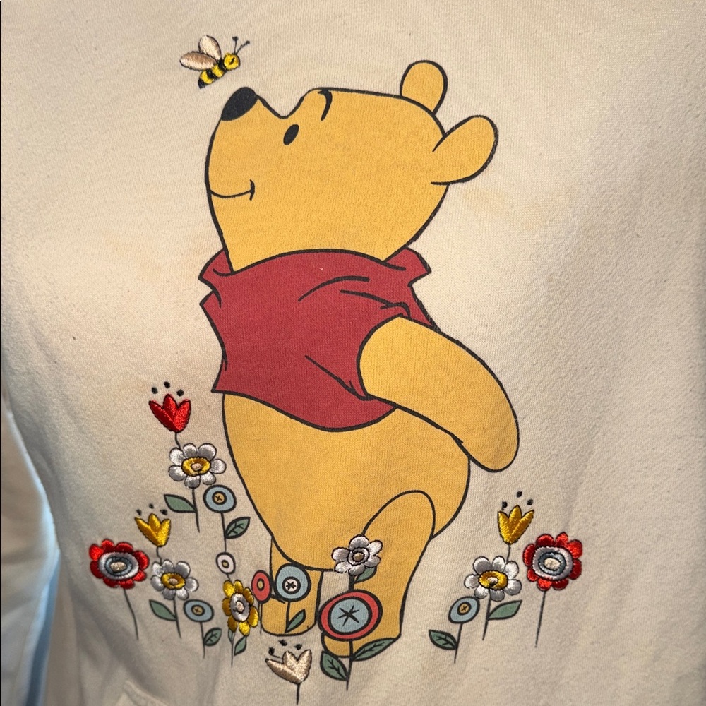 Disney Cream Hoodie with Winnie the Pooh Design - Picture 2 of 3